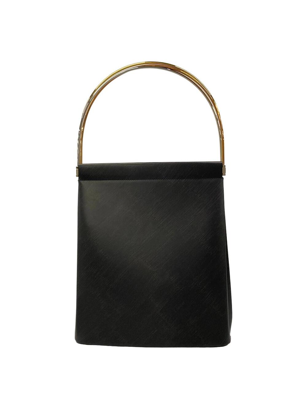 Cartier Trinity Black Leather Handbag #343548C11B